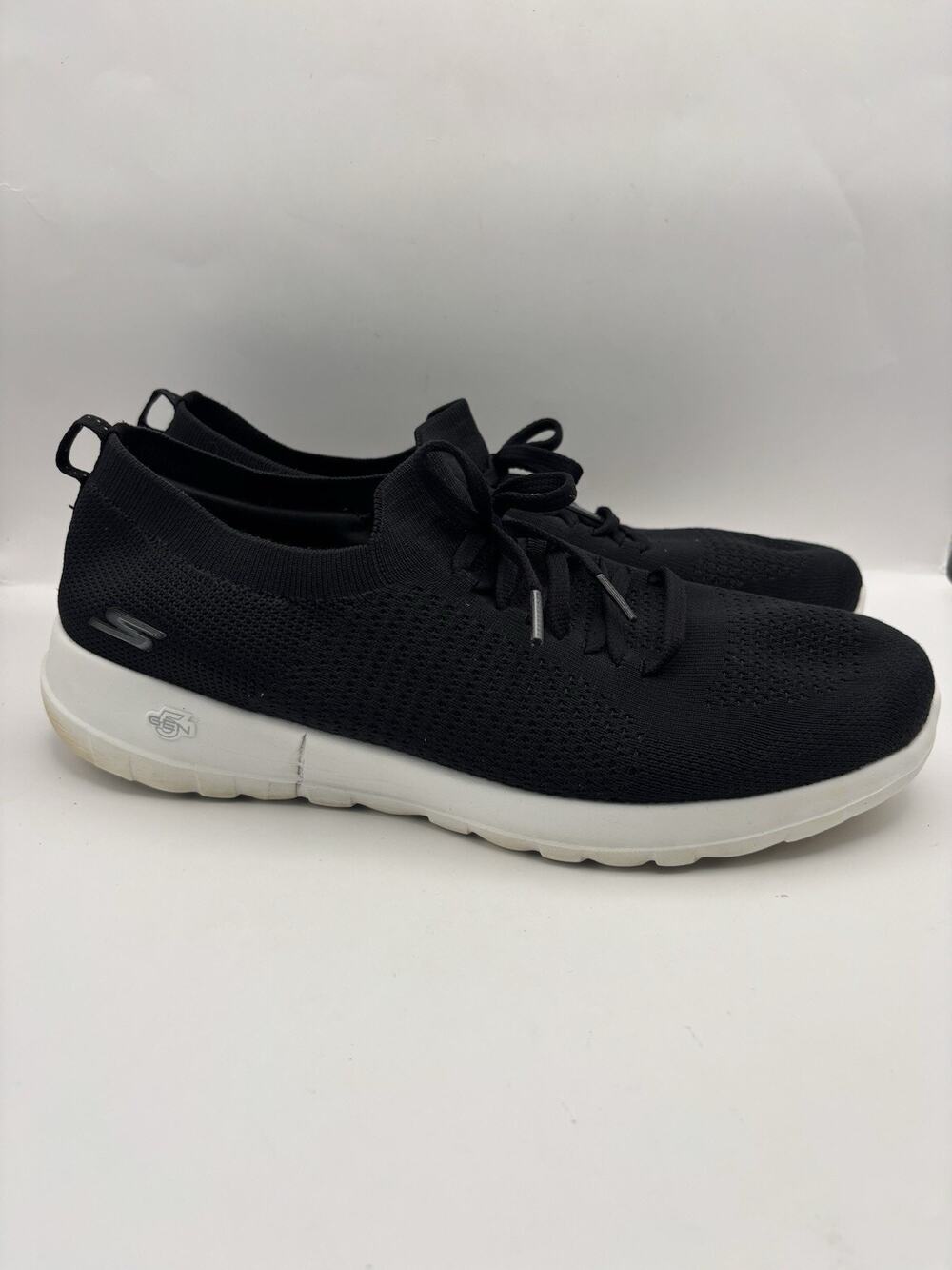 Skechers Go Walk Joy Fresh View Black Slip On Shoes Women Size 12